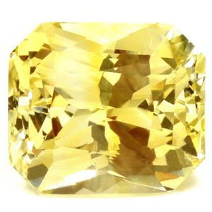 Emerald Yellow Sapphire 4.89ct loose gemstone