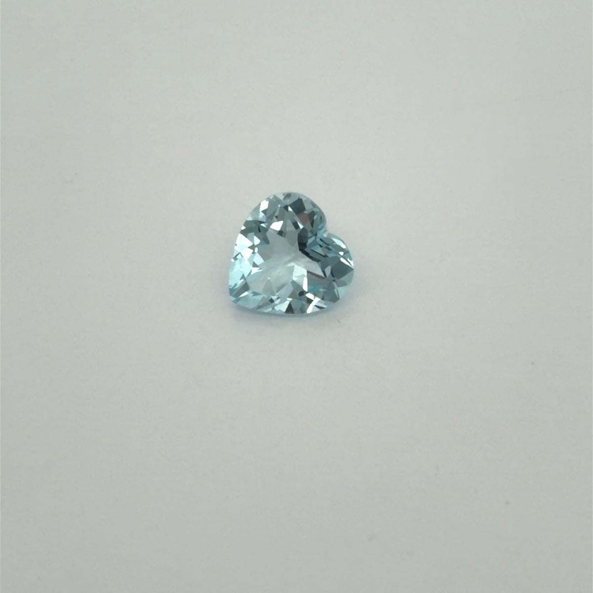 Heart Blue Aquamarine 1.58ct loose gemstone