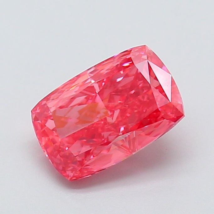 Cushion Fancy Vivid Red Lab-grown Diamond 2.01ct VVS2 loose diamond