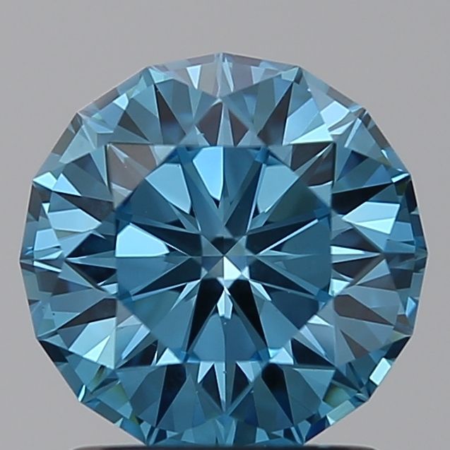 Round Blue Lab-grown Diamond 1.57ct VS1 loose diamond