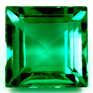 Square Green Emerald 1.17ct loose gemstone