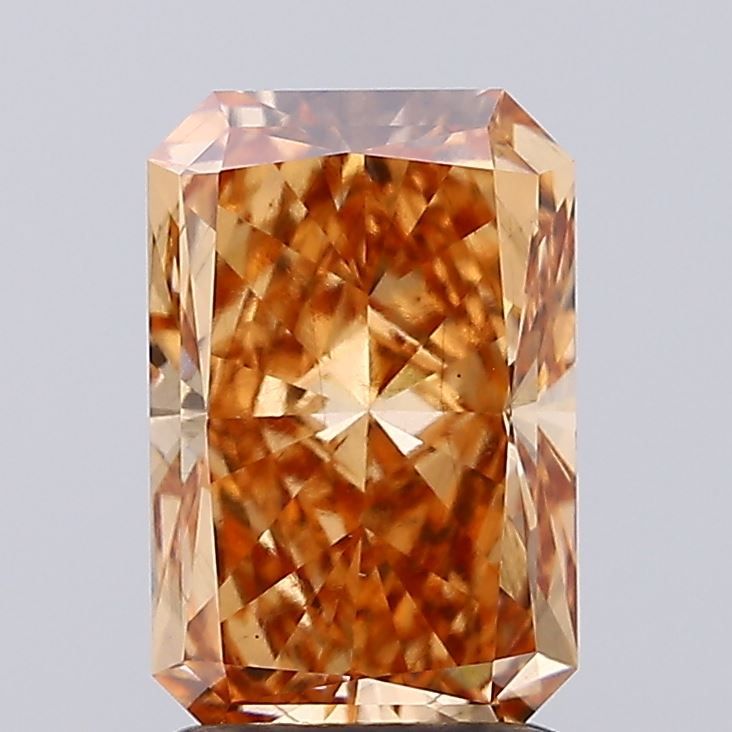 Radiant Fancy Brown Lab-grown Diamond 2.04ct VS2 loose diamond