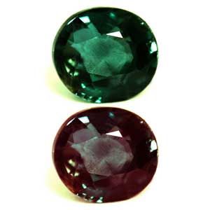Oval Green Alexandrite 0.42ct loose gemstone