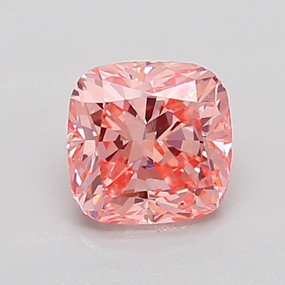 Cushion Fancy Vivid Pink Lab-grown Diamond 0.85ct VS2 loose diamond