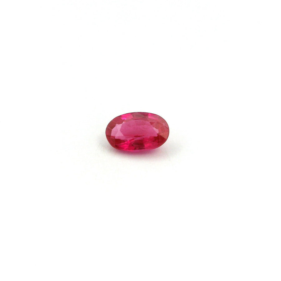 Oval Red Ruby 0.51ct loose gemstone