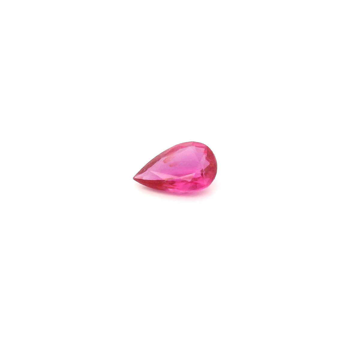 Pear Red Ruby 0.41ct loose gemstone
