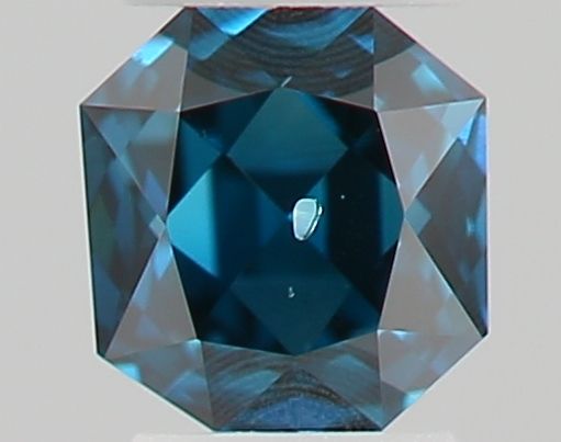 Radiant Fancy Deep Blue Green Natural Diamond 0.08ct loose diamond