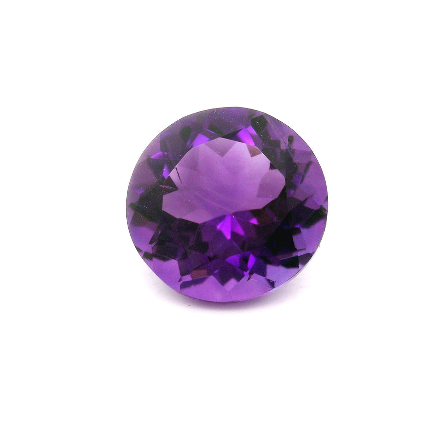 Round Purple Amethyst 4.38ct loose gemstone