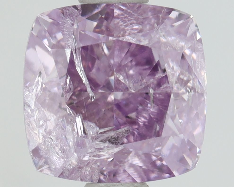 Cushion Fancy Pinkish Purple Natural Diamond 1.01ct loose diamond
