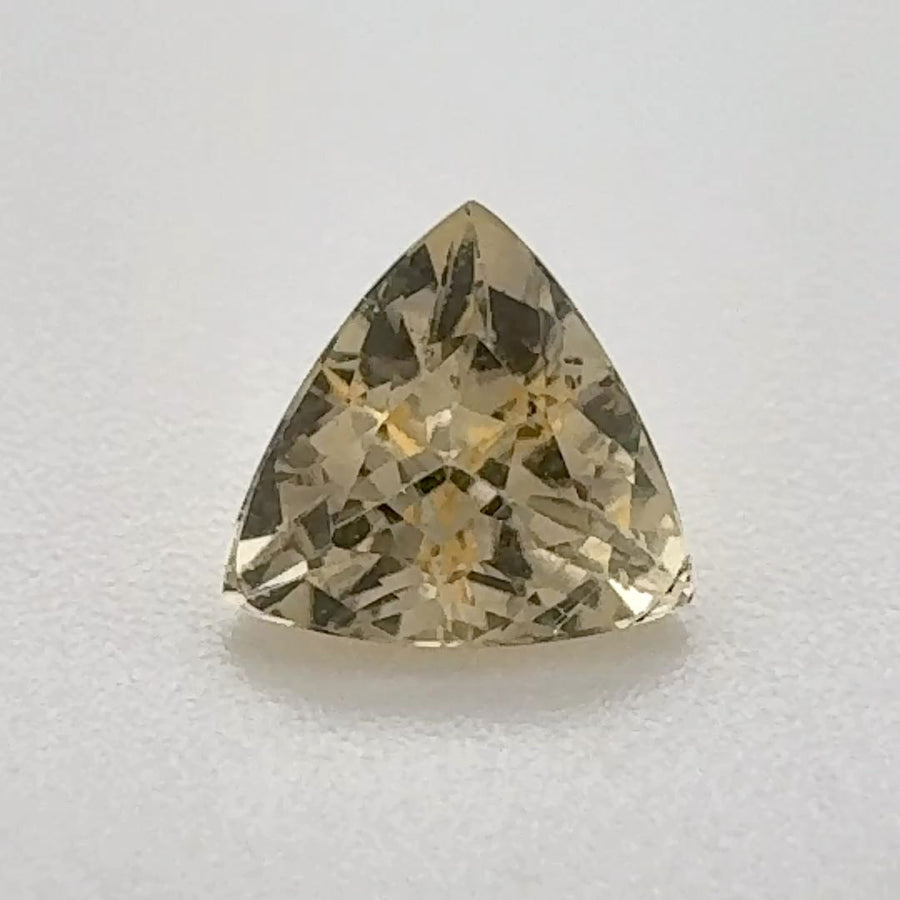 Trilliant Yellow Topaz 0.82ct loose gemstone