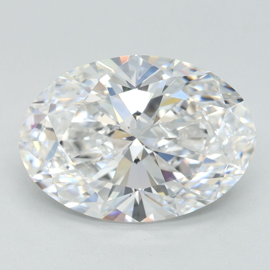 Oval Lab-Grown Diamond 3.21ct D FL