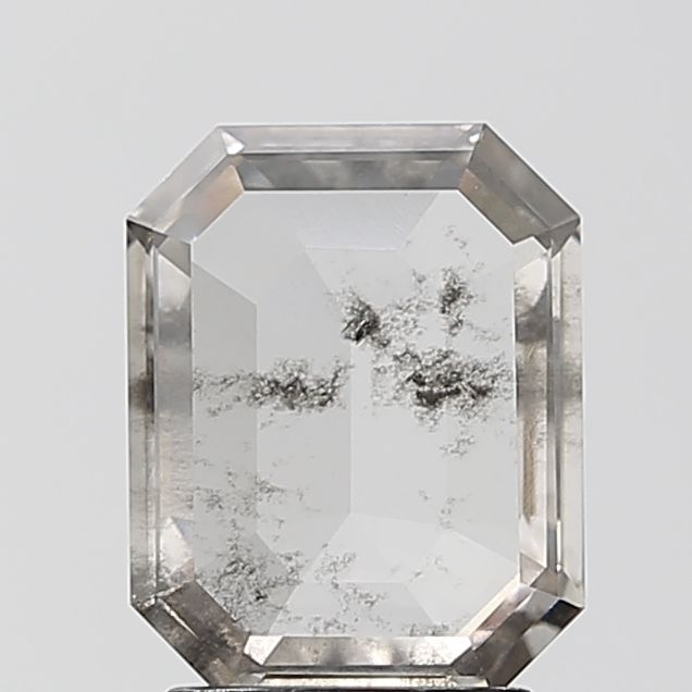 Emerald Salt And Pepper Lab-grown Diamond 1.52ct I1 loose diamond