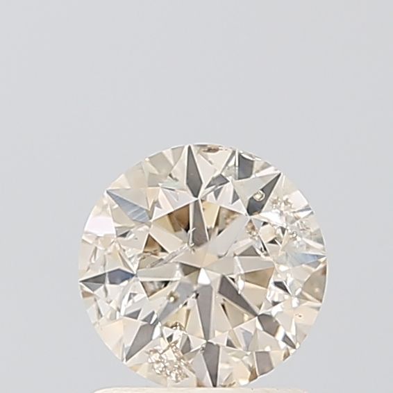 Round Fancy Light Brown Natural Diamond 1ct SI2 loose diamond