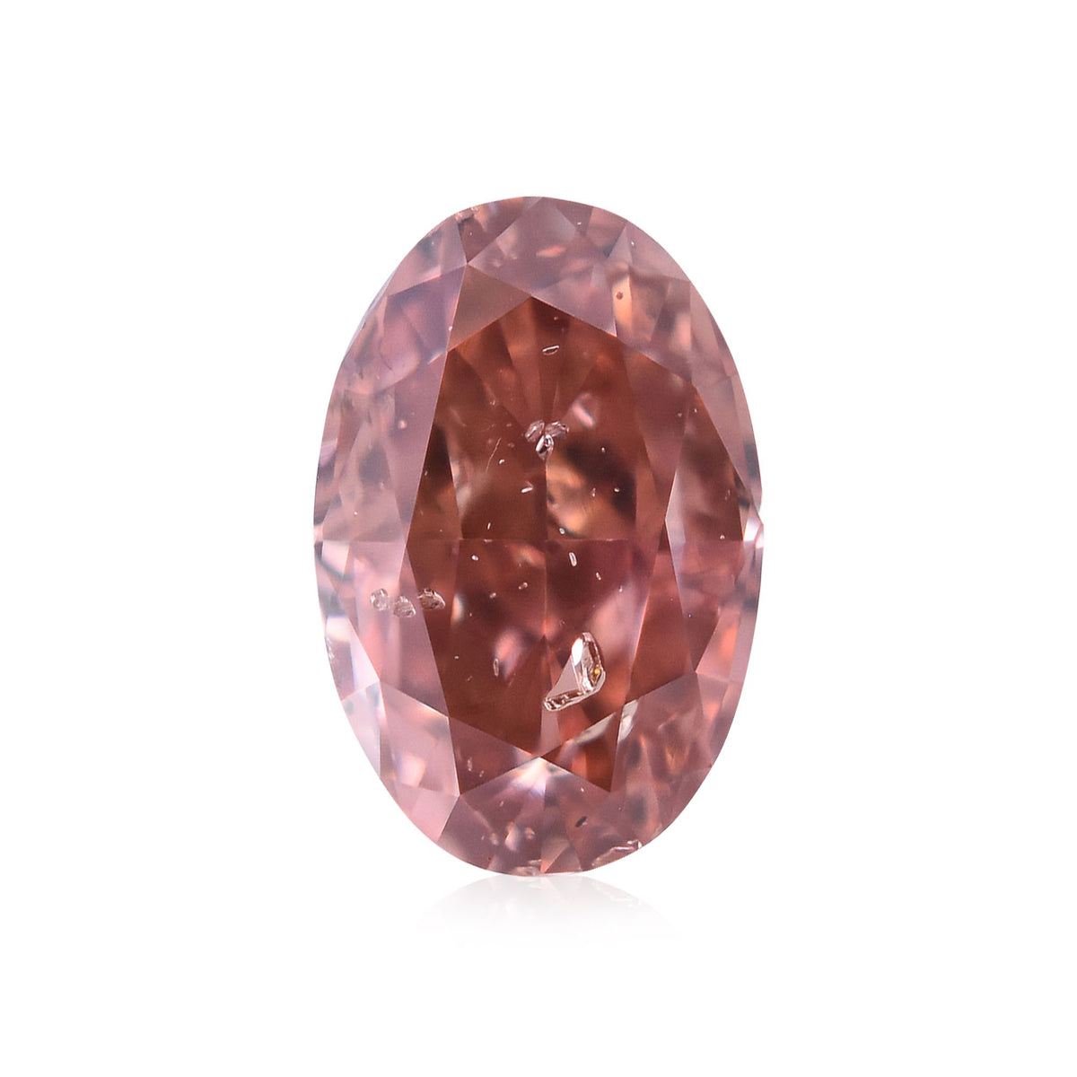 Oval Fancy Deep Pink Natural Diamond 0.31ct loose diamond