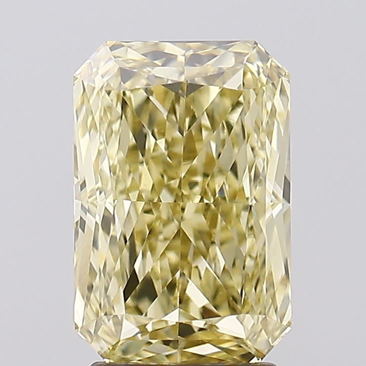 Radiant Fancy Yellow Lab-grown Diamond 3.01ct VVS2 loose diamond