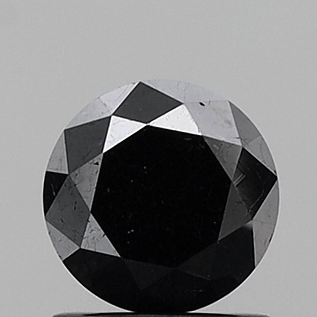 Round Black Natural Diamond 1.21ct VVS2 loose diamond