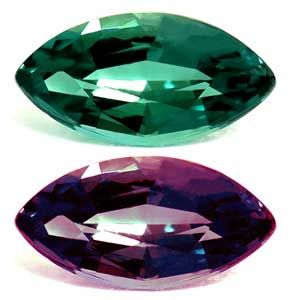 Marquise Green Alexandrite 0.22ct loose gemstone