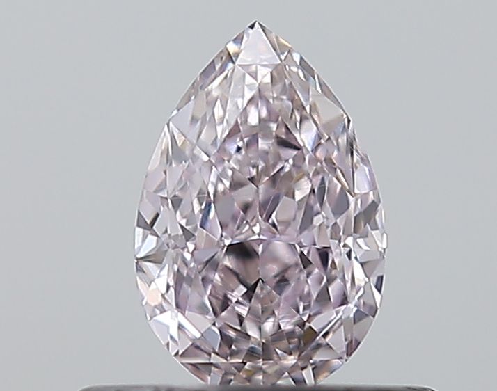Pear Fancy Brownish Purple Pink Natural Diamond 0.5ct VS2 loose diamond