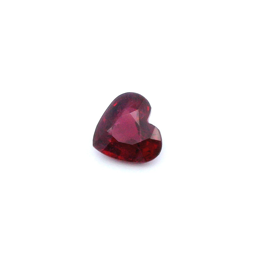 Heart Red Ruby 1.2ct loose gemstone