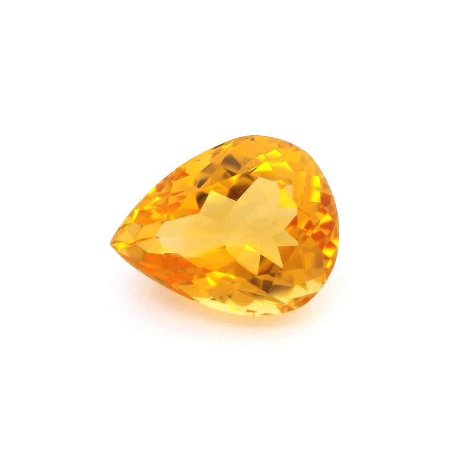 Pear Yellow Citrine 7.96ct loose gemstone