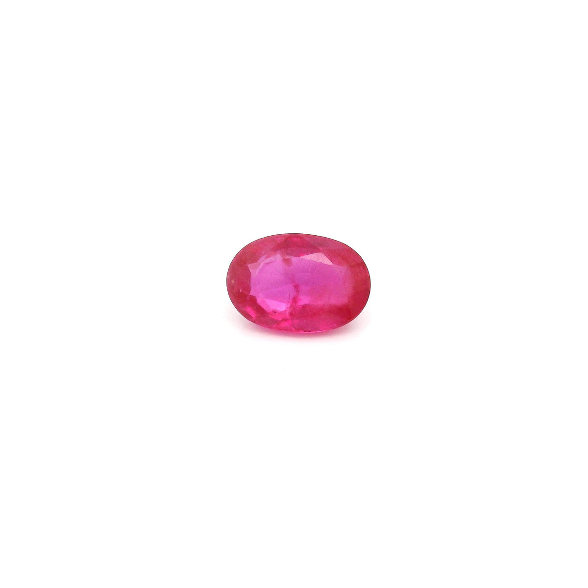 Oval Red Ruby 0.7ct loose gemstone