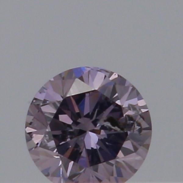 Round Fancy Violet Violet Gray Natural Diamond 0.07ct loose diamond