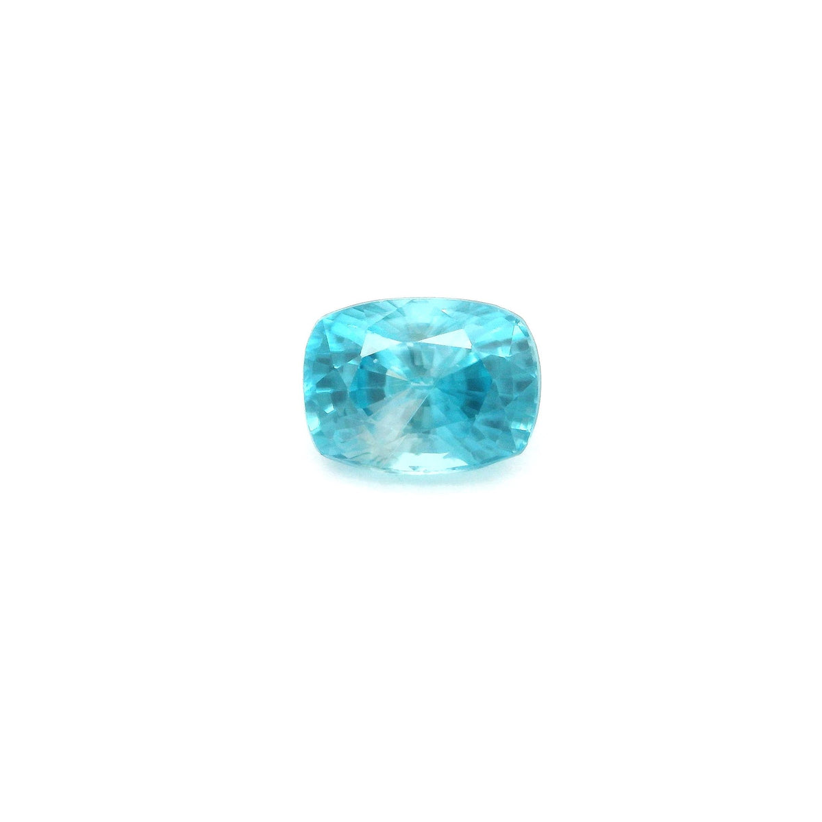 Cushion Blue Zircon 2.69ct loose gemstone