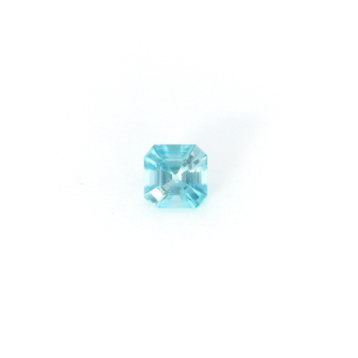 Octagonal Blue Zircon 0.64ct loose gemstone