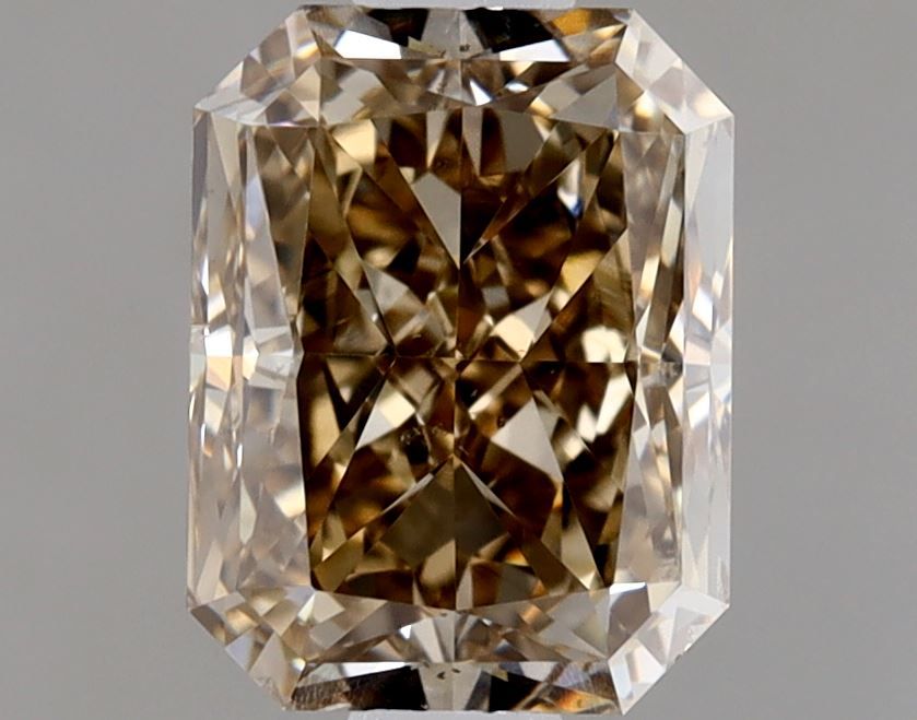 Radiant Fancy Brown Natural Diamond 1.01ct SI2 loose diamond