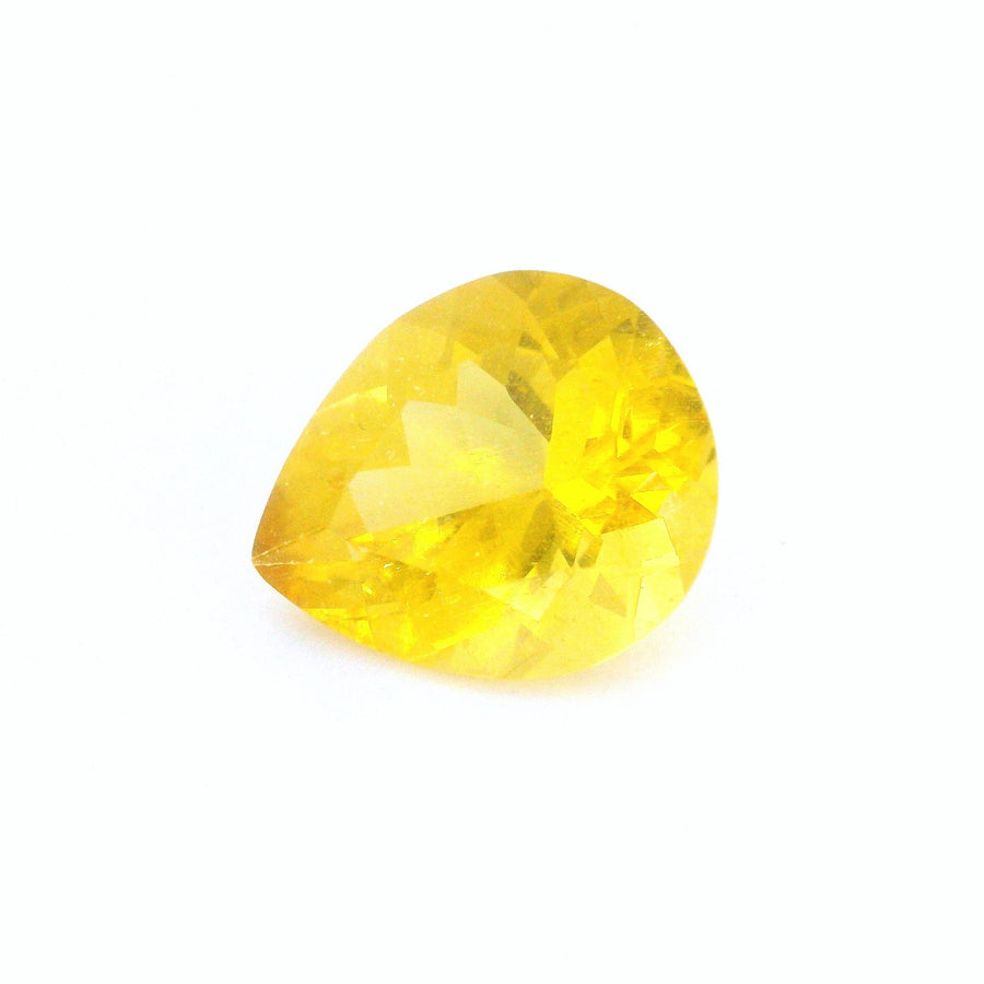 Pear Yellow Heliodor 3.66ct loose gemstone