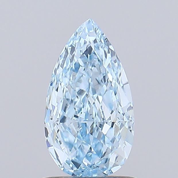 Pear Fancy Vivid Blue Lab-grown Diamond 0.96ct VS1 loose diamond
