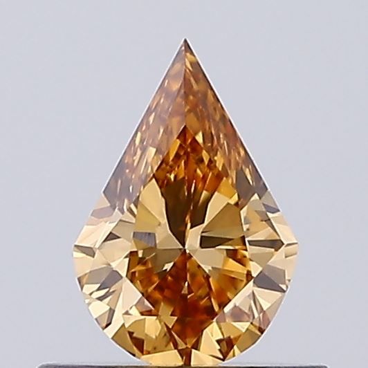 Pear Fancy Brown Lab-grown Diamond 0.44ct VVS2 loose diamond