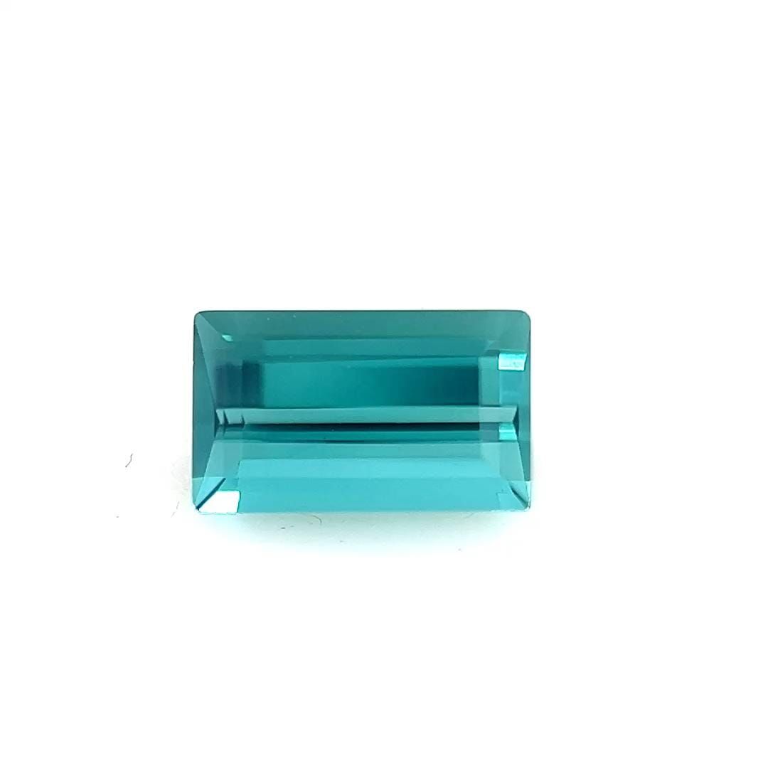 Baguette Blue Tourmaline 0.46ct loose gemstone