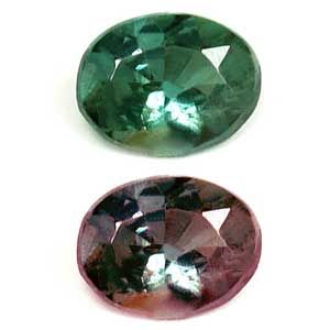 Oval Green Alexandrite 0.13ct loose gemstone