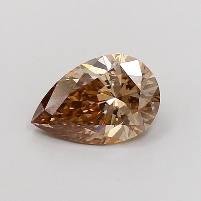 Pear Fancy Brown Lab-grown Diamond 1.13ct SI1 loose diamond