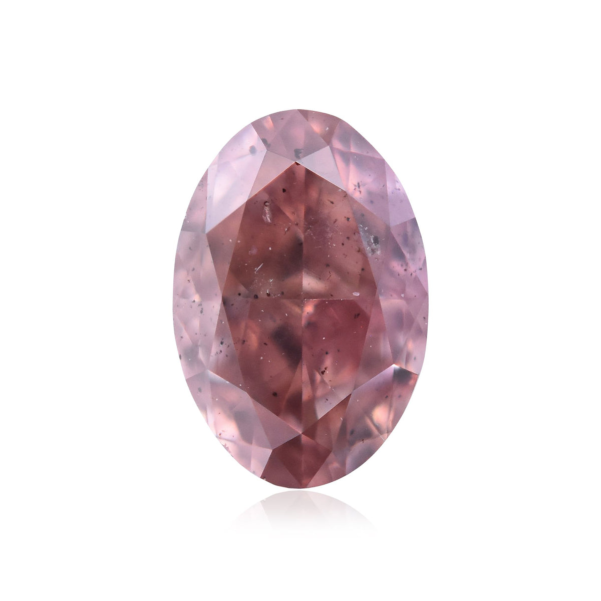 Oval Fancy Deep Pink Natural Diamond 0.33ct I1 loose diamond