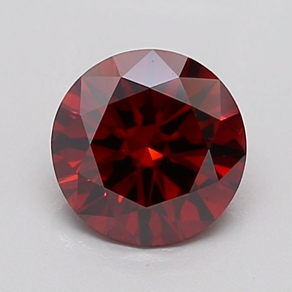 Round Fancy Deep Orange Lab-grown Diamond 1.01ct VVS2 loose diamond