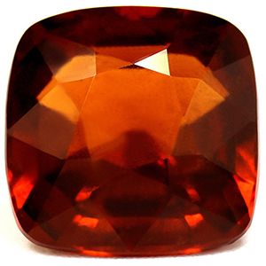 Cushion Orange Garnet 9.73ct loose gemstone