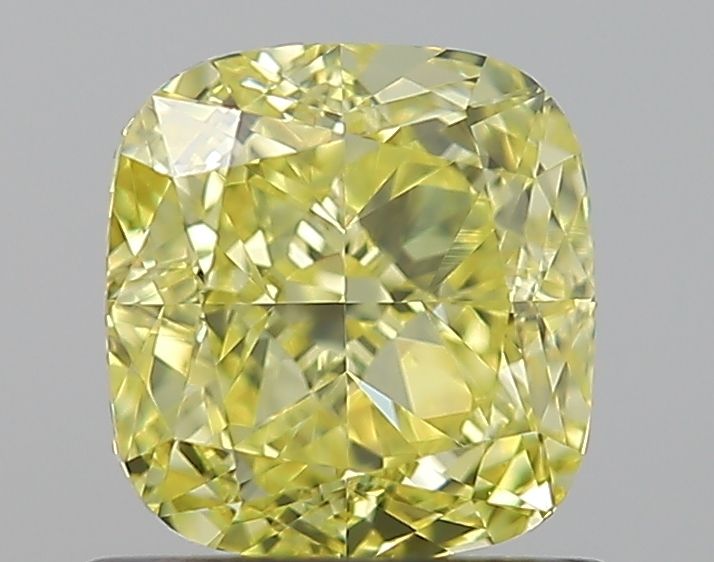 Cushion Fancy Yellow Natural Diamond 1.05ct VS1 loose diamond