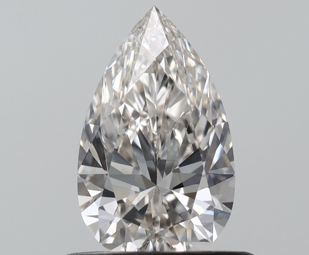 Pear Natural Diamond 0.61ct H VVS1