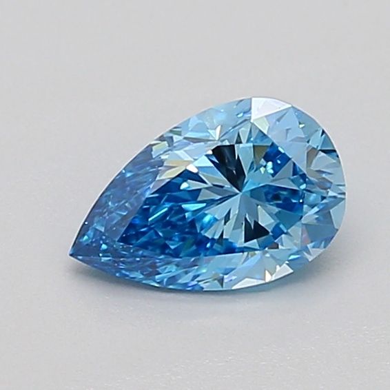 Pear Fancy Vivid Blue Lab-grown Diamond 0.56ct VS1 loose diamond
