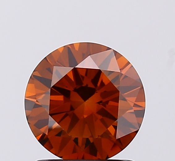 Round Fancy Deep Brown Lab-grown Diamond 1.06ct VS1 loose diamond