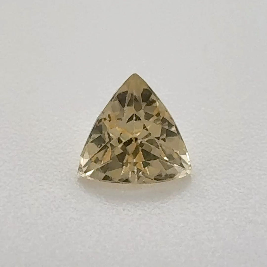 Trilliant Yellow Topaz 0.55ct loose gemstone