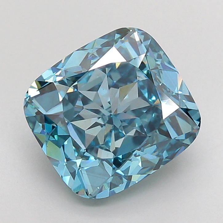 Cushion Fancy Vivid Blue Lab-grown Diamond 6.13ct VS1 loose diamond