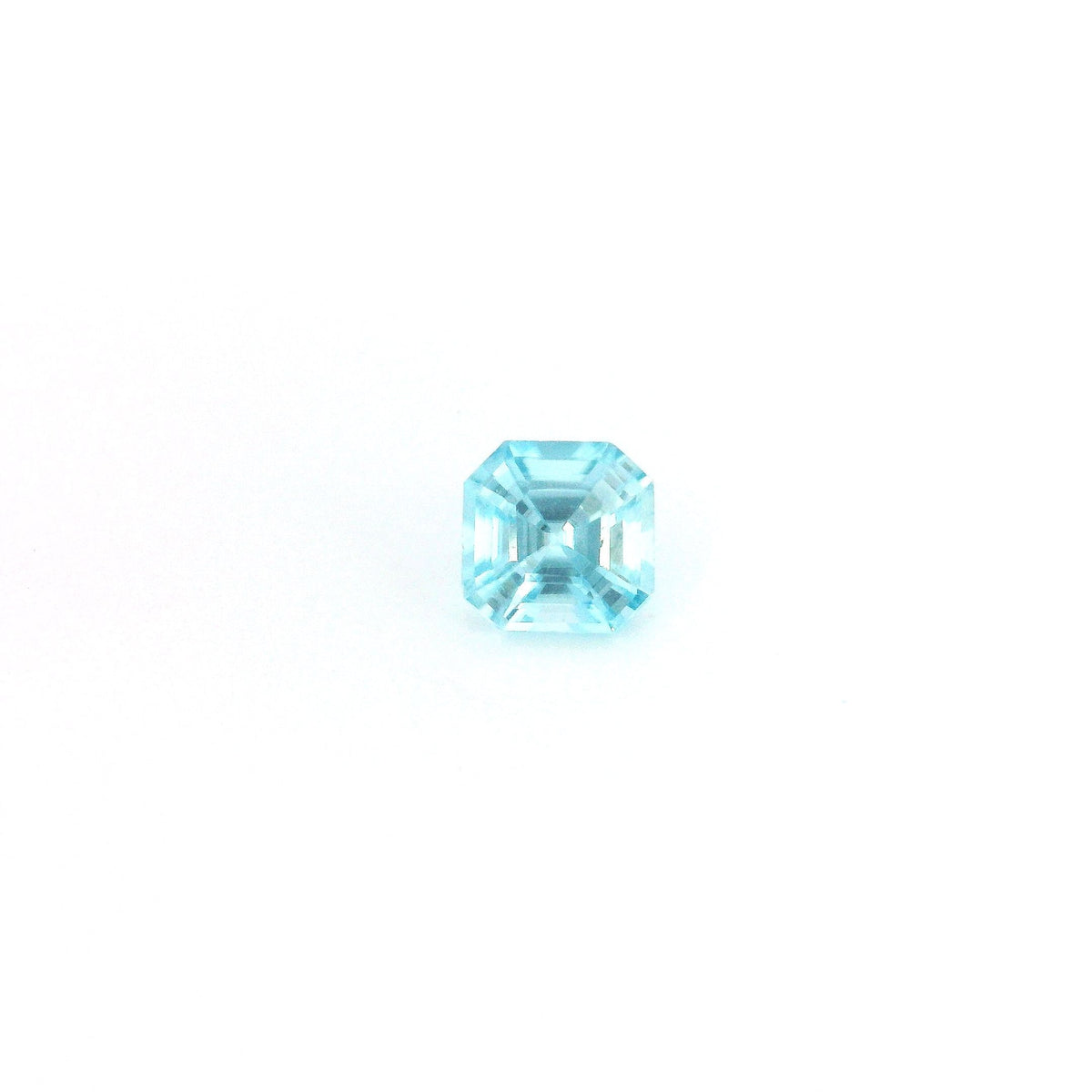 Octagonal Blue Zircon 0.61ct loose gemstone