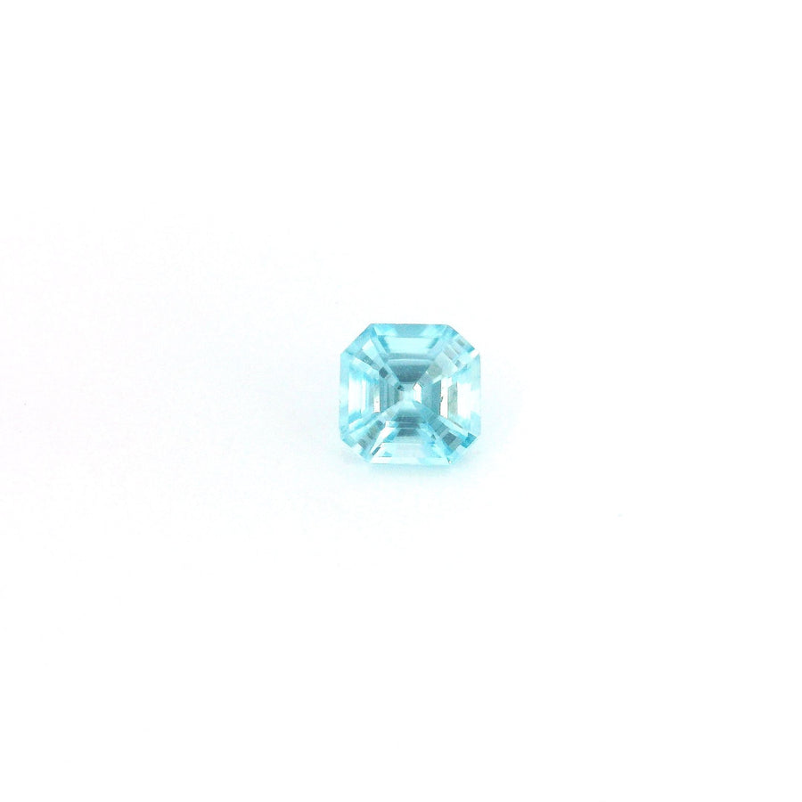 Octagonal Blue Zircon 0.61ct loose gemstone