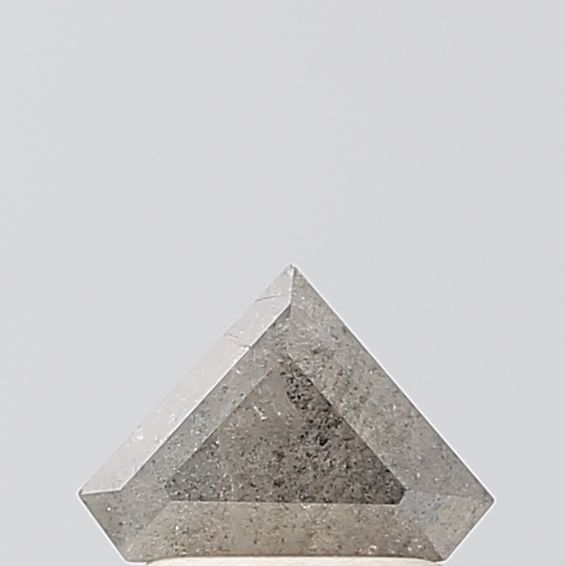 Trilliant Salt And Pepper Natural Diamond 0.66ct VVS2 loose diamond