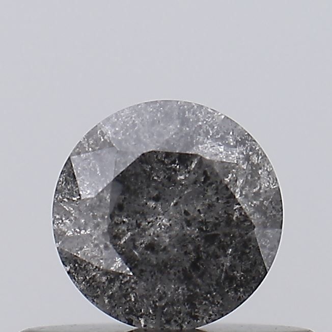 Round Salt And Pepper Natural Diamond 0.38ct I3 loose diamond