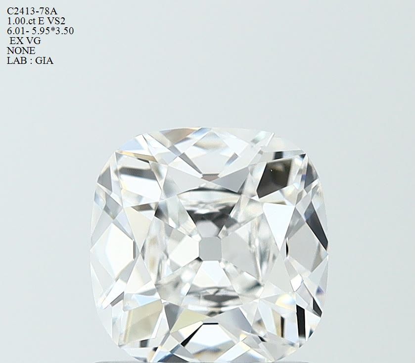 Old Miner Natural Diamond 1.00ct E VS2