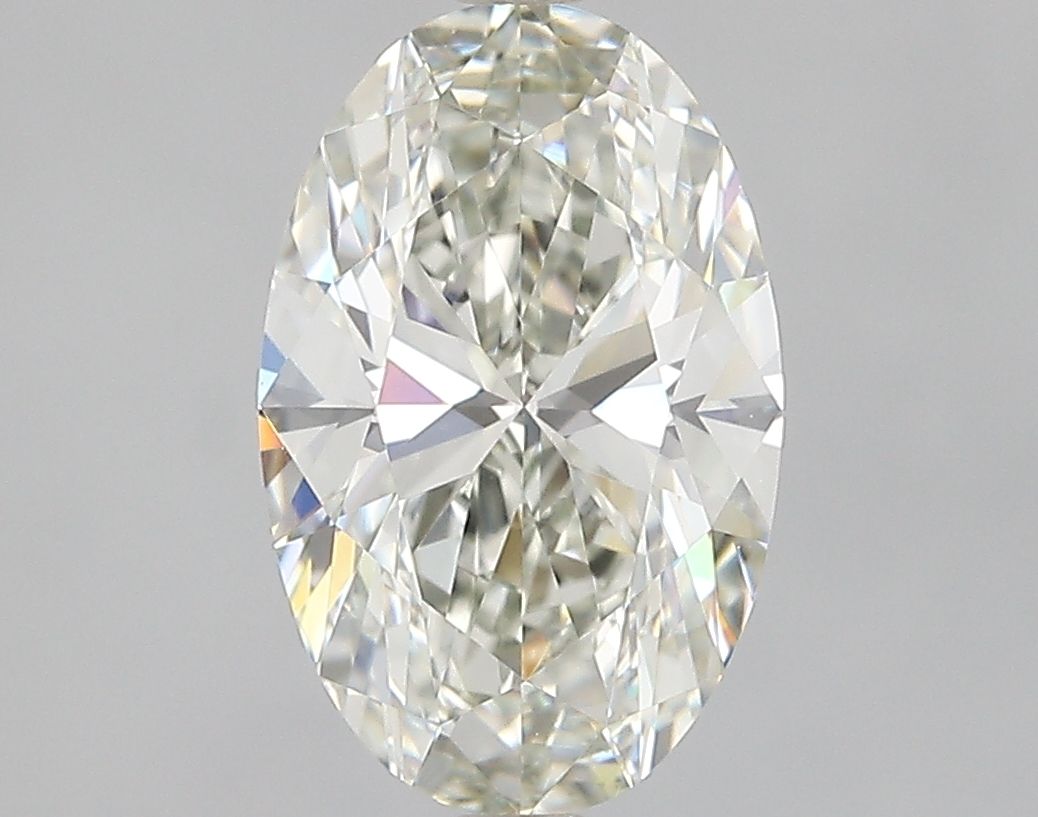 Oval Fancy Light Grayish Yellowish Green Natural Diamond 2.02ct VS2 loose diamond